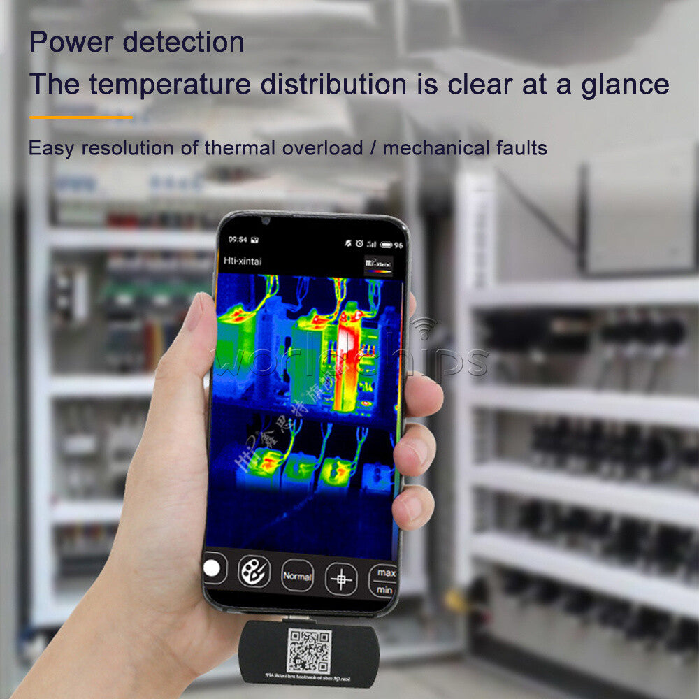 HT USB Manual Focus External Infrared Thermal Imager Camera Phone IR w Adapter