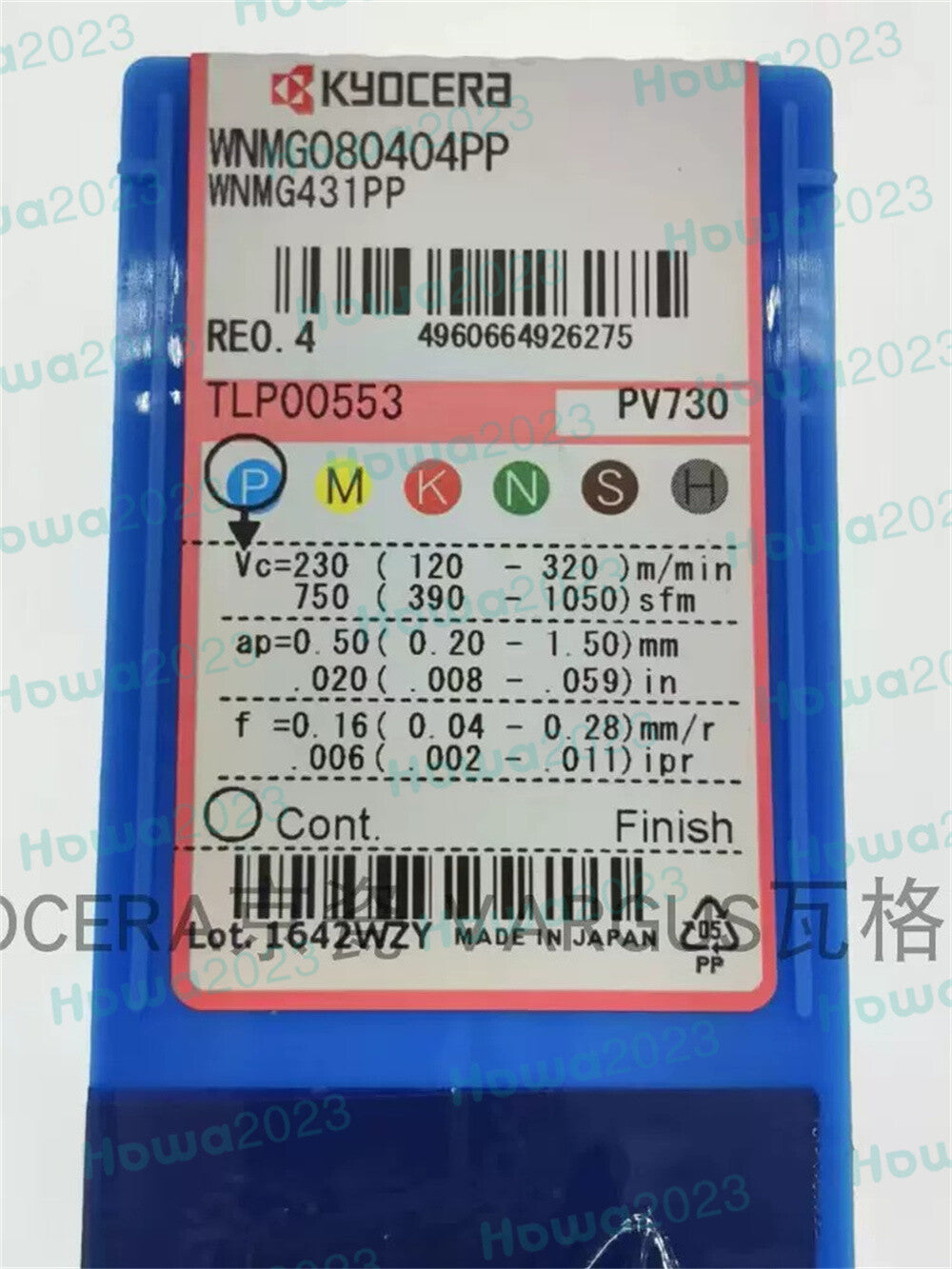 10pcs/Box KYOCERA WNMG080404PP PV730 WNMG431PP Turning Blade Carbide Inserts