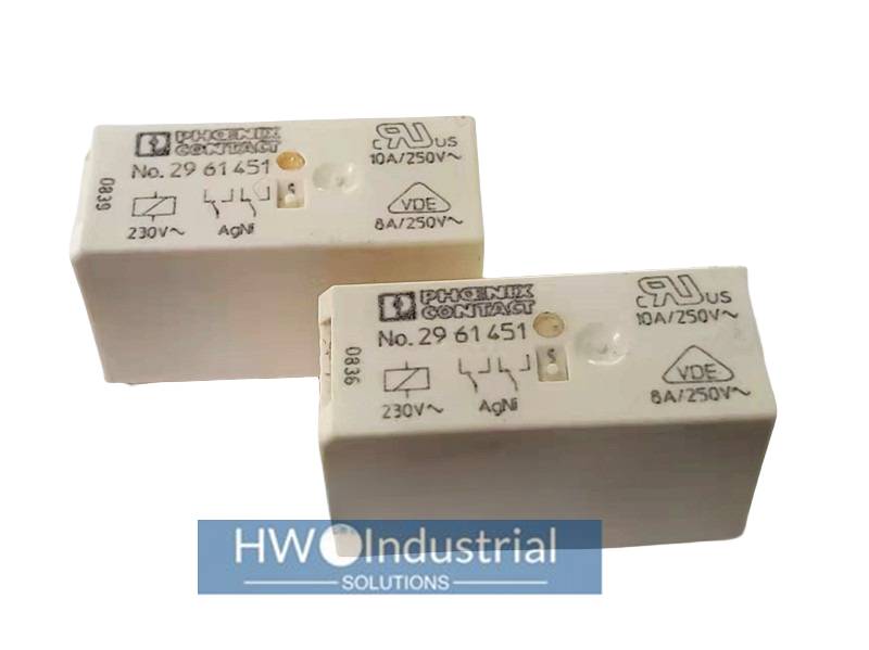2pc  No.2961451 230V PHCENIX CONTAC power relay 2961451 8A250V 8-pin