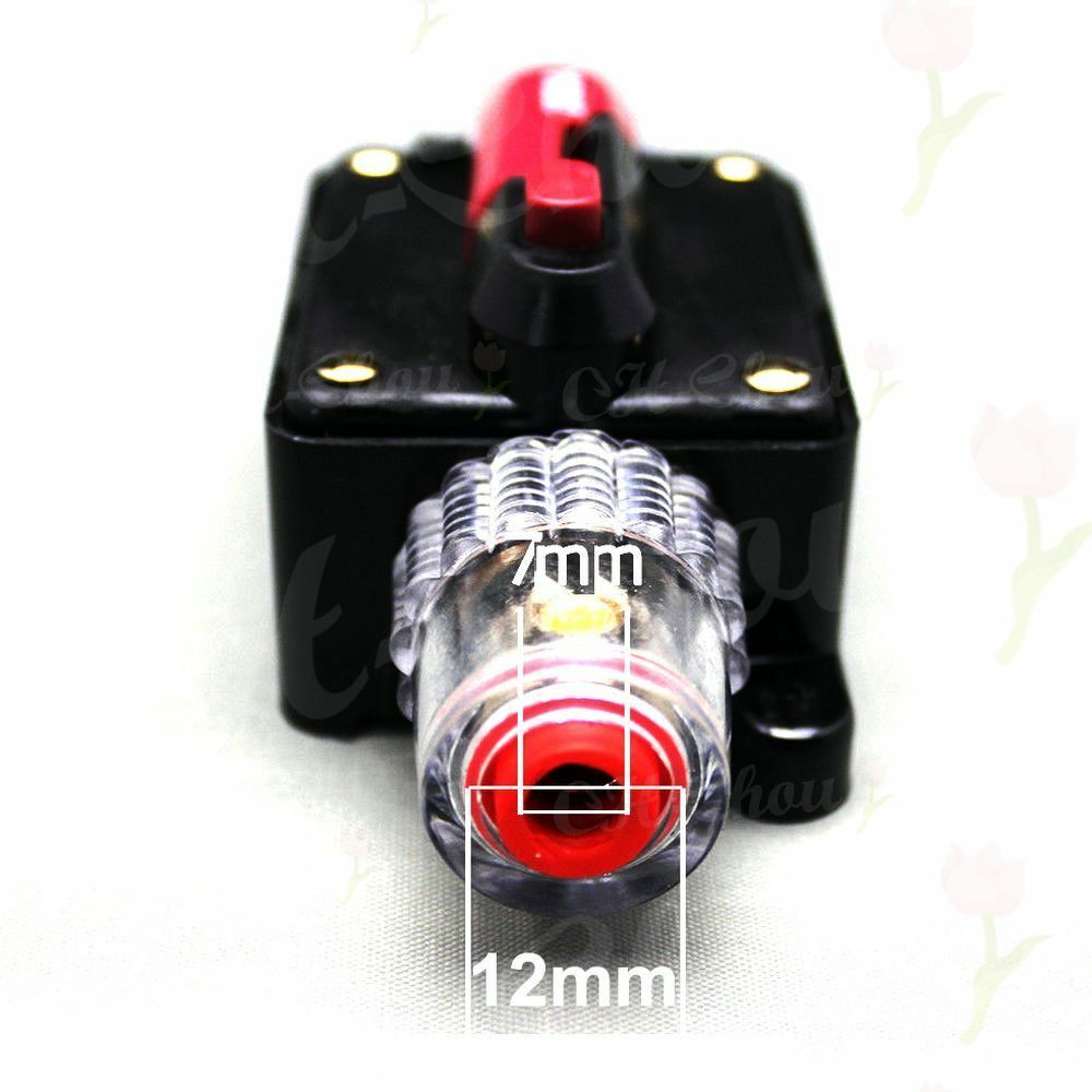 Automatic Air Switch Car Audio Circuit Breaker 12V 80A Fuse Overload Protector