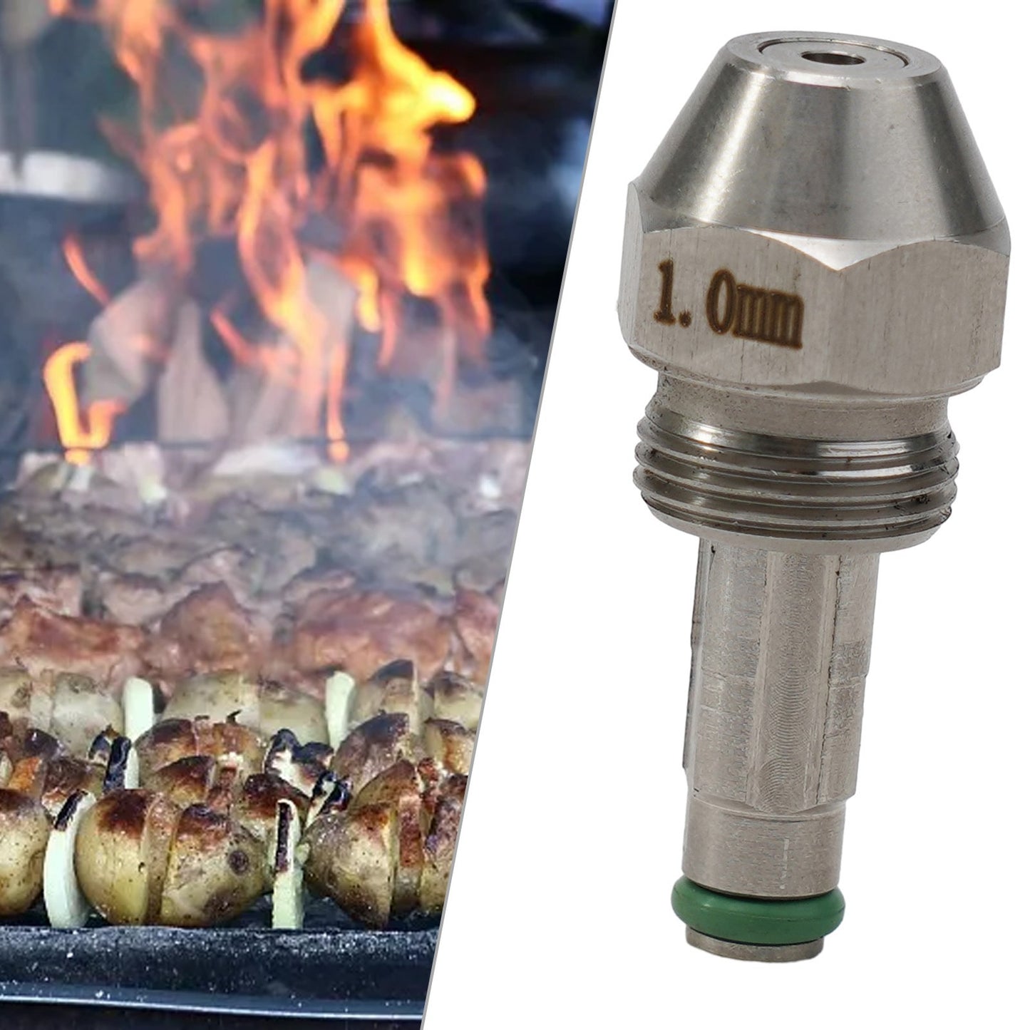 Anti Clogging Stainless Steel Waste Oil Burner Nozzle Smooth Assured