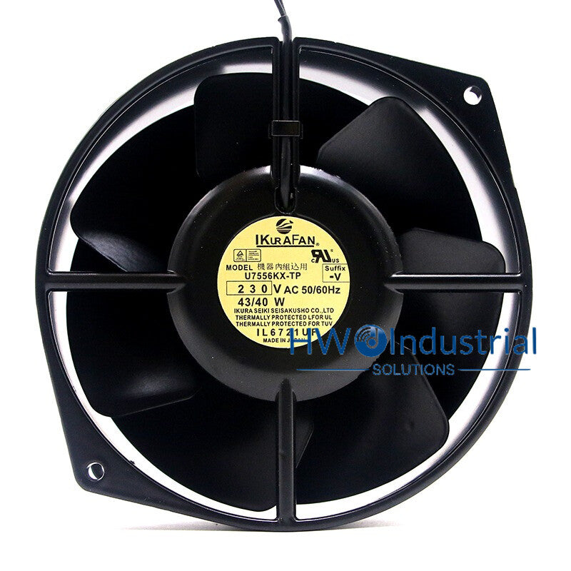 U7556KX-TP 230V IKURA 172*150*55MM 43/40W Metal High Temperature Resistant Fan