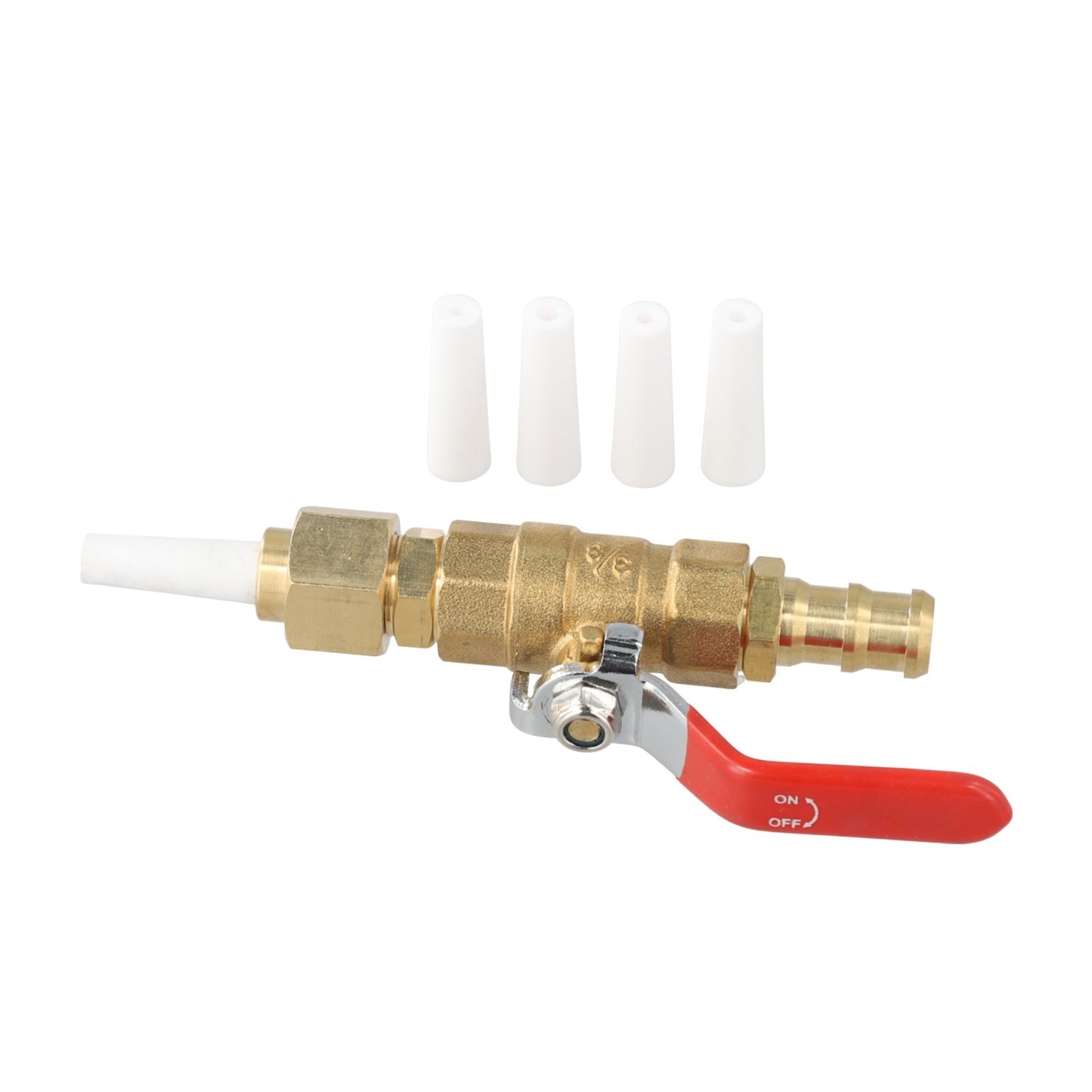 Manual Sandblasting Tool Assembly with Brass Valve for DIY Enthusiasts
