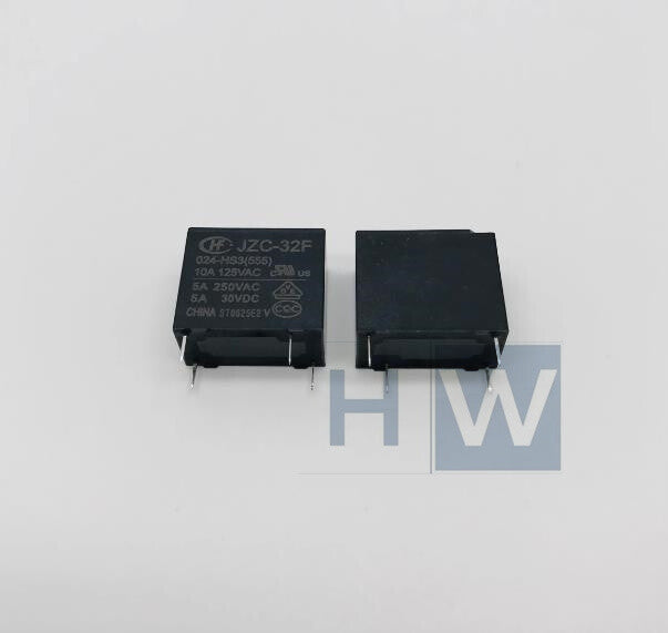 10Pcs  Hongfa Relay HF32F-024-HS HF32F-024-HS3 5A250VAC Normally Open 4-pin