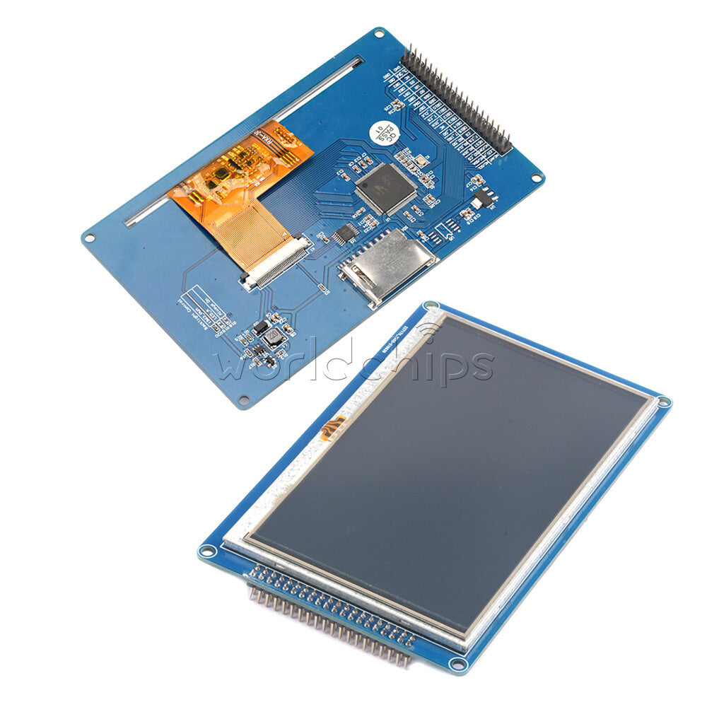 5.0" TFT LCD Color Display Module 800x480 Touch Screen Support SD Card Board