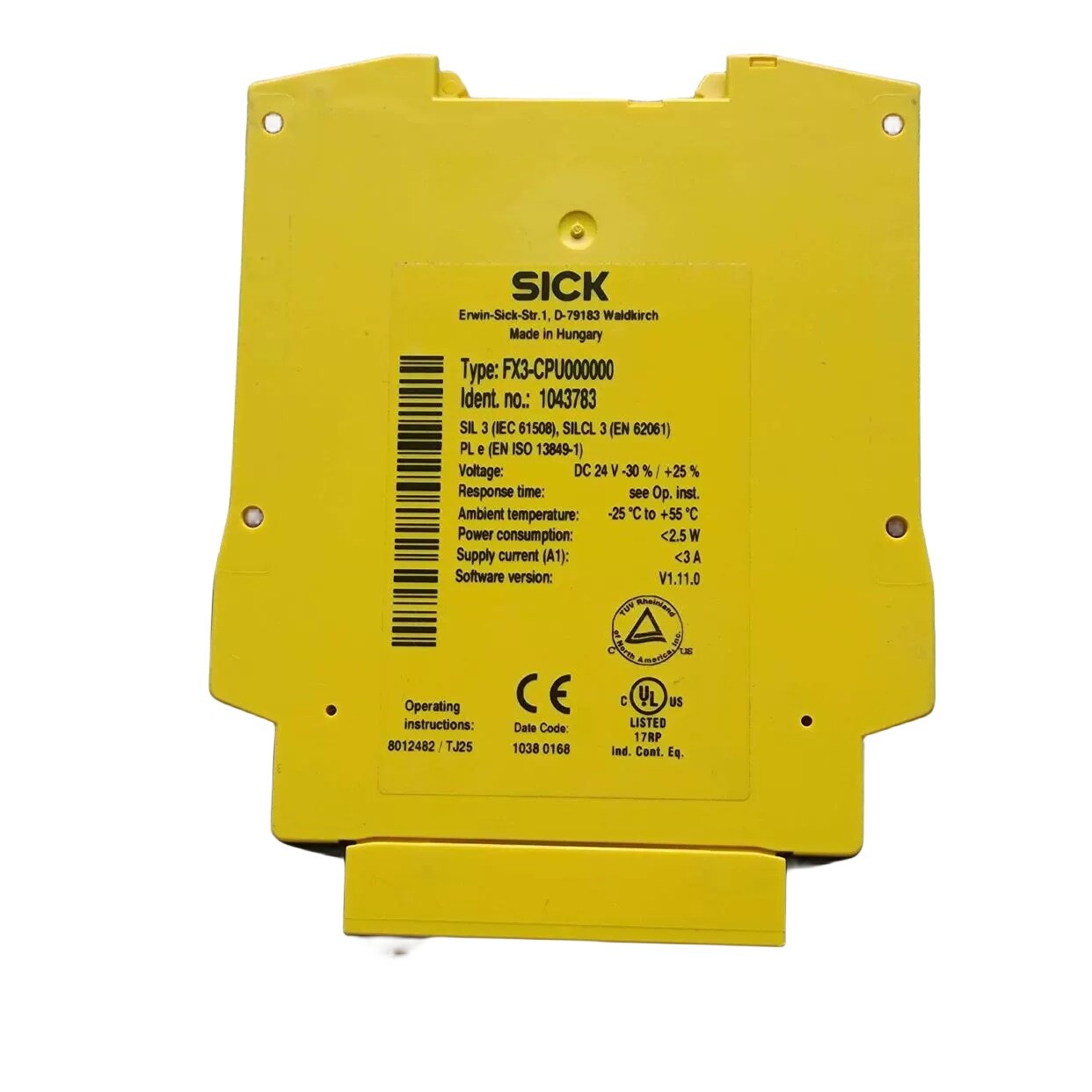 FX3-CPU000000 1043783 Safety Relay SICK One/piece
