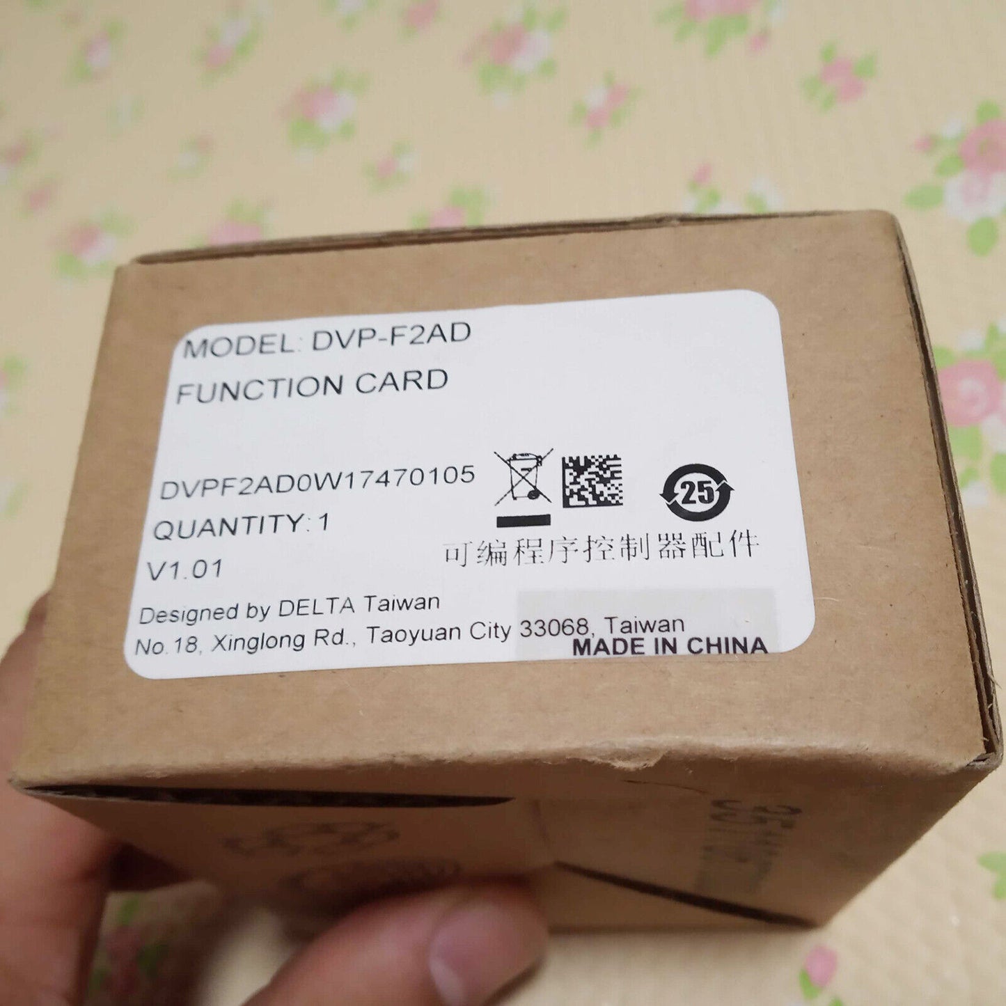 1pcs  Delta DVP-F2AD