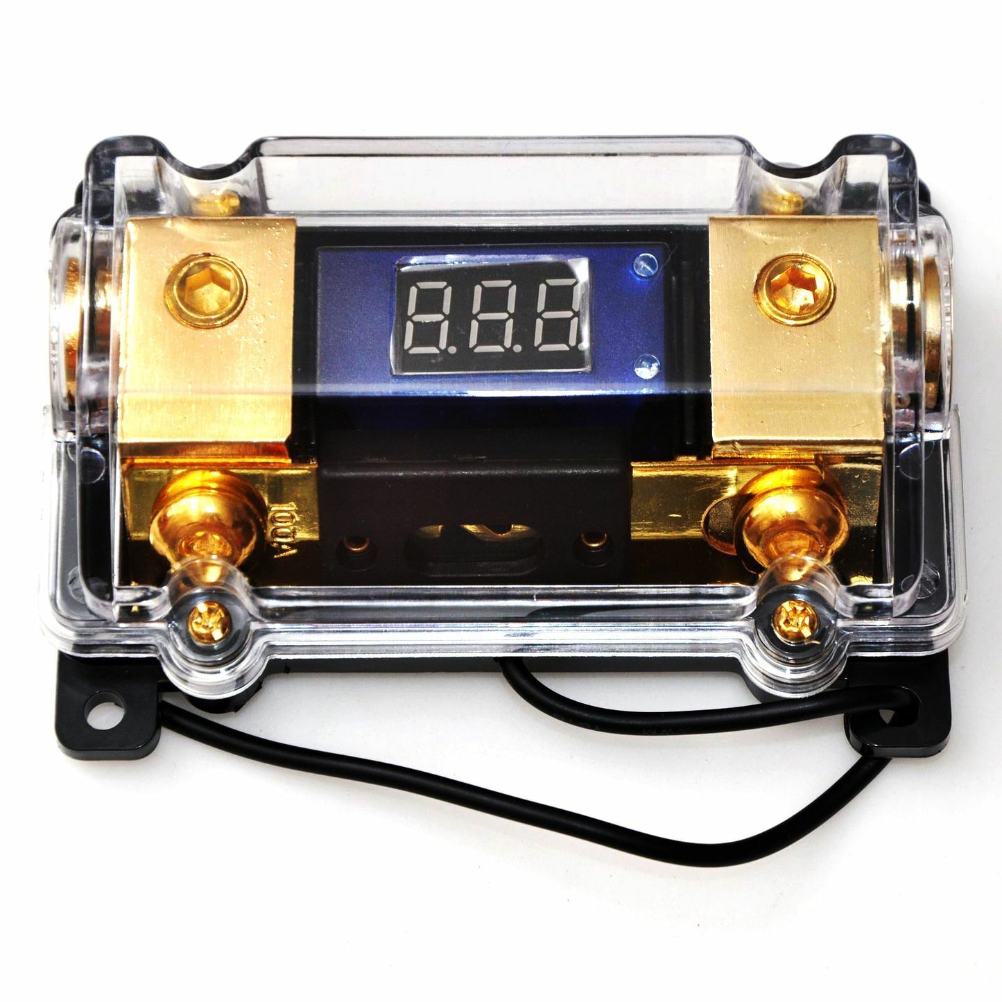 Auto Car Audio Overload Protector LED Voltage Display ANL Dist Block Fuse Holder