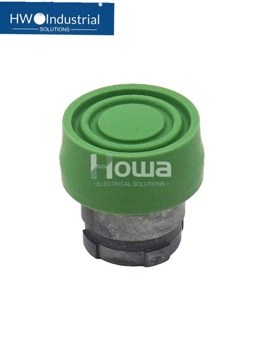 2PC  Self Reset Green Waterproof Flat Head Button ZB2BP3C ZB2-BP3C