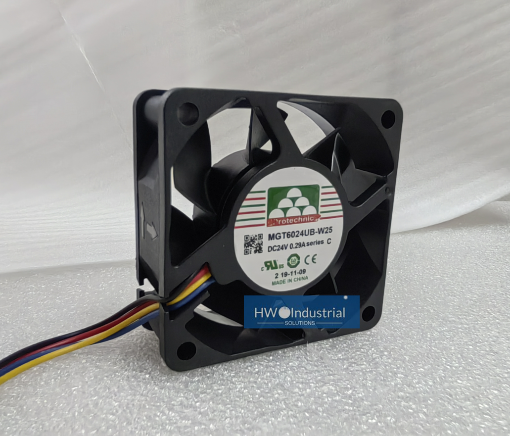 1/piece MGT6024UB-W25 Double Ball 6025 24V 0.29A 4-wire PWM Speed Control Fan