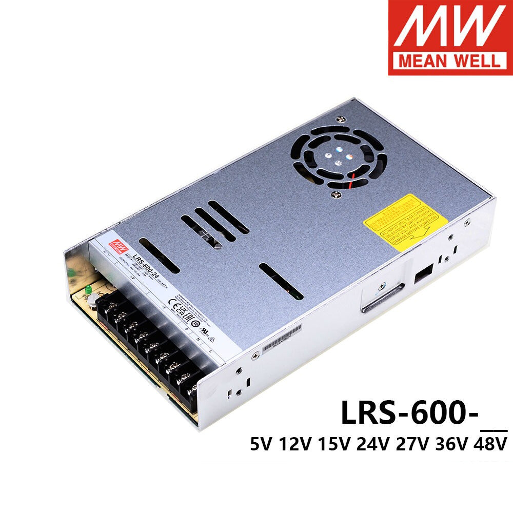 Mean Well Switching Power Supply LRS-600 12V24V5V15V36V48V 600W DC High Power