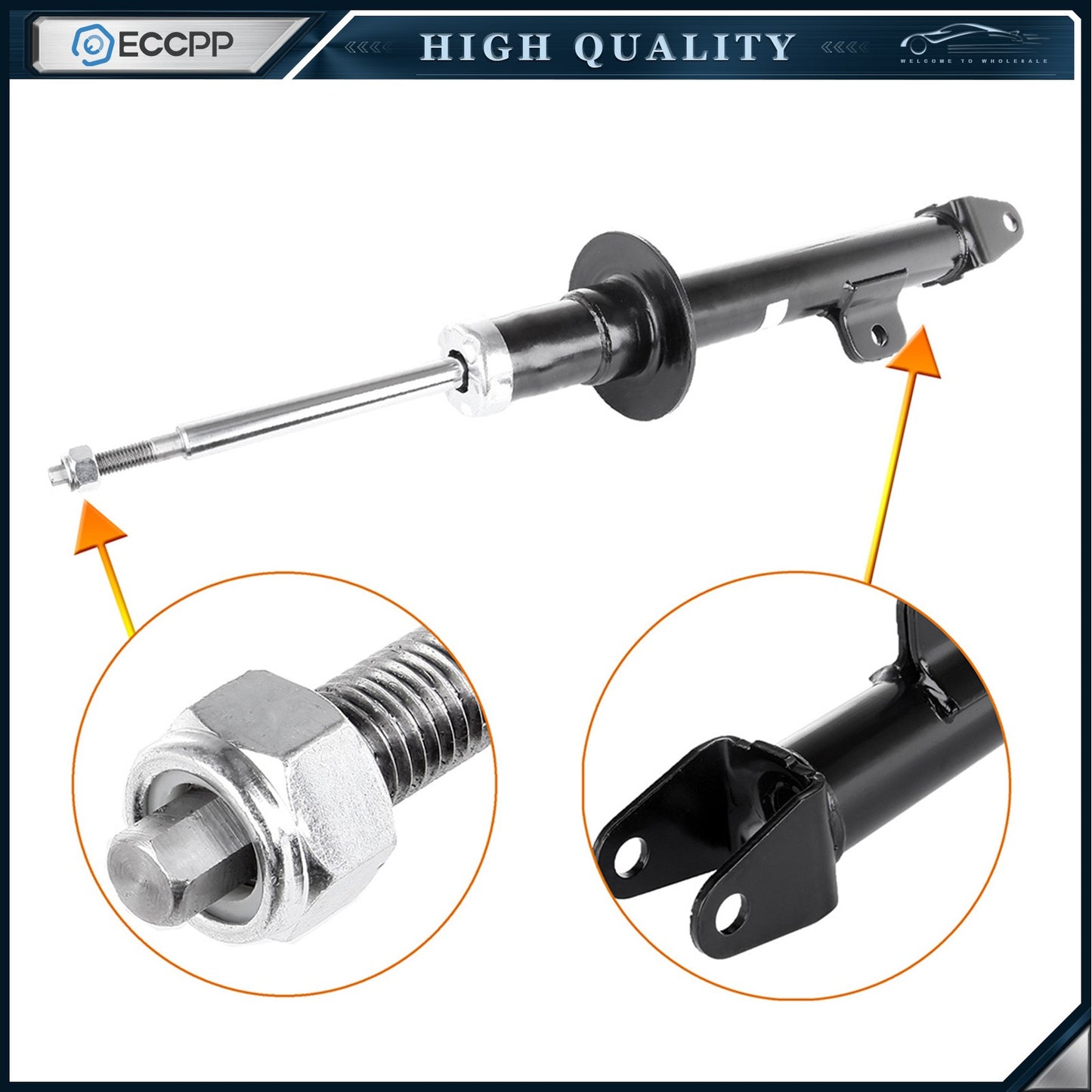 Front Pair Struts Shocks For Chrysler 300 Dodge Charger Magnum RWD Left Right