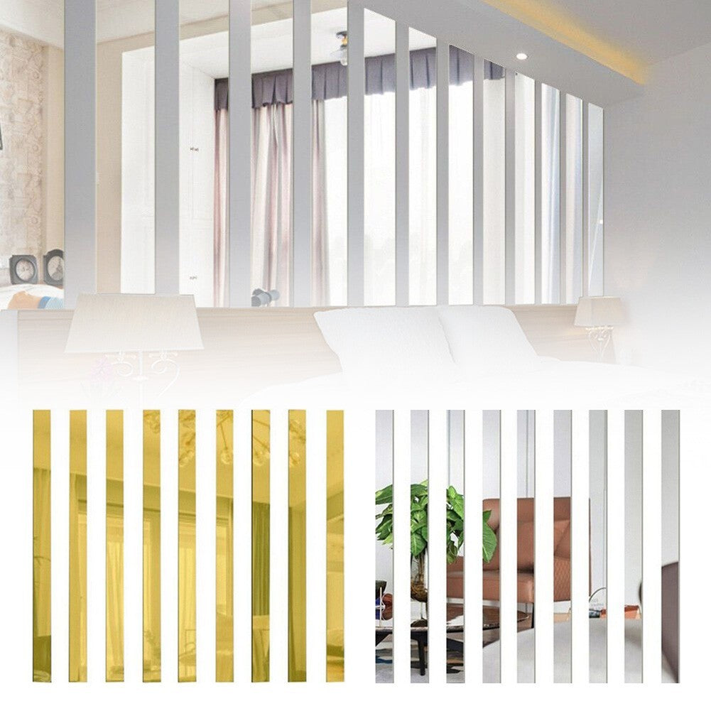 High Quality Wall Sticker Dining Room Living Room Long Strip Acrylic Bedroom