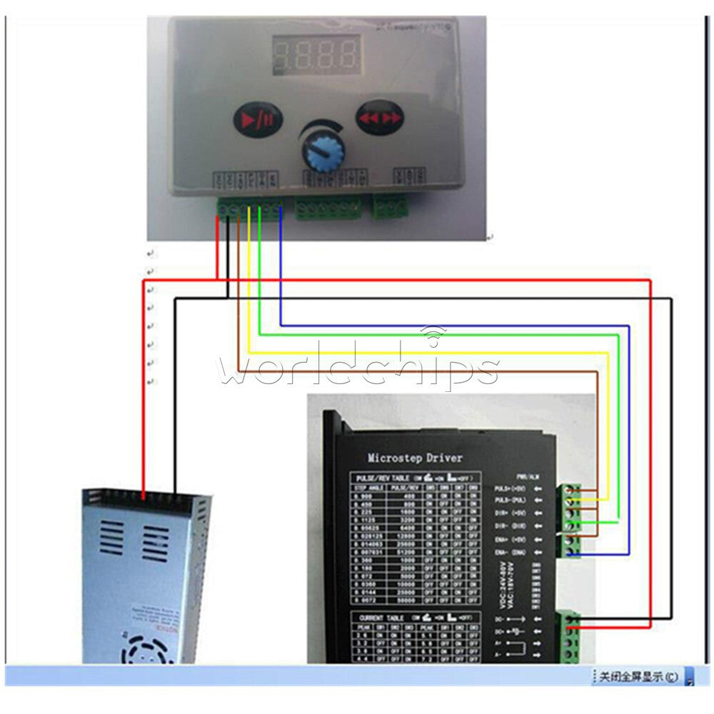 Reversible Stepper Motor Speed Regulator * Pulse Signal Controller *Stepping Led