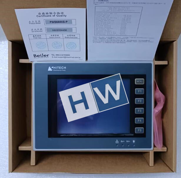 1PC  PWS6600S-P PWS6600S-PD Hitech Touch Screen (Expedited )