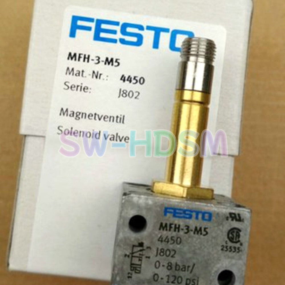 1PCS   FESTO MFH-3-M5 Solenoid Valve 4450 Freight Free