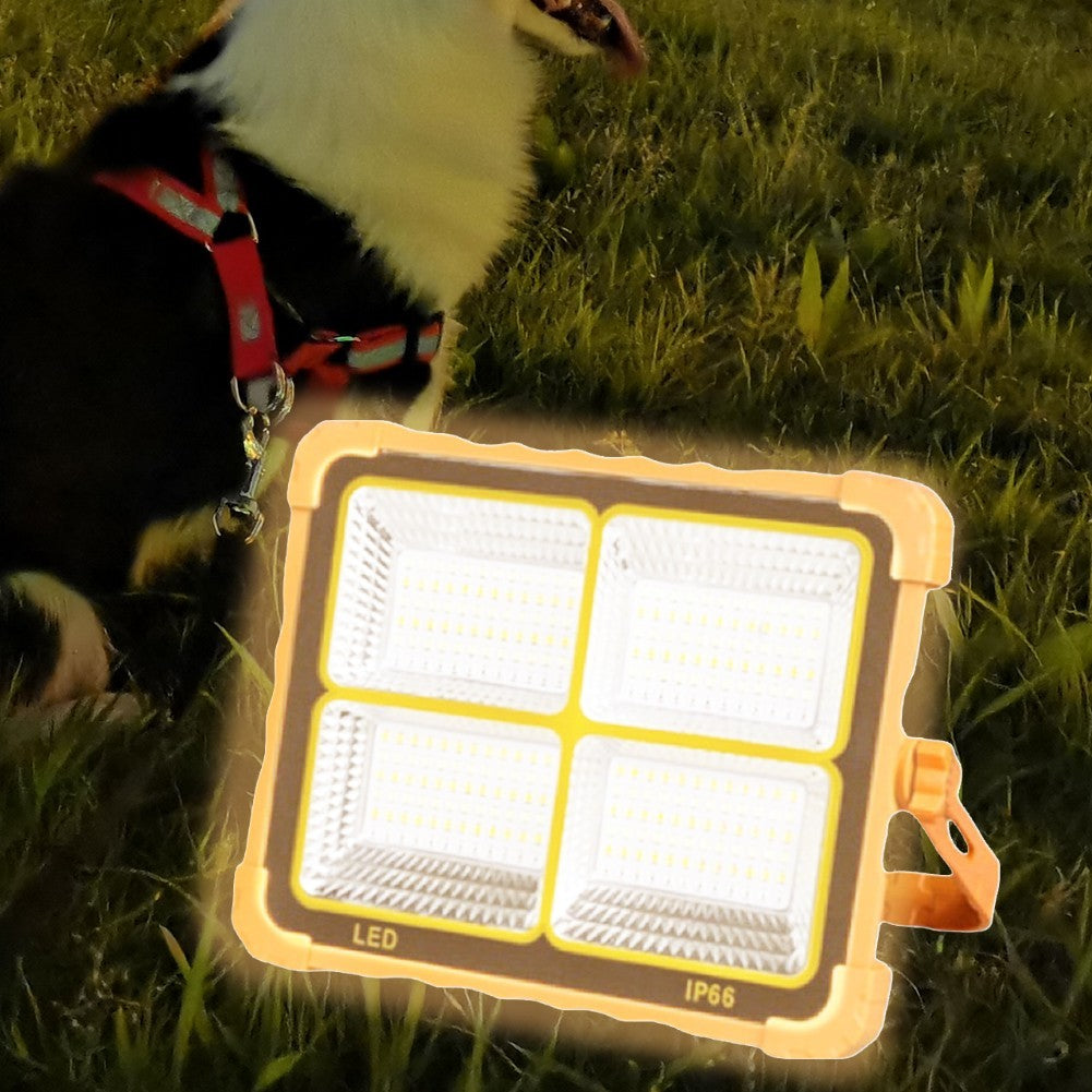 Portable Solar Flood Light for Camping Fishing Construction Activities