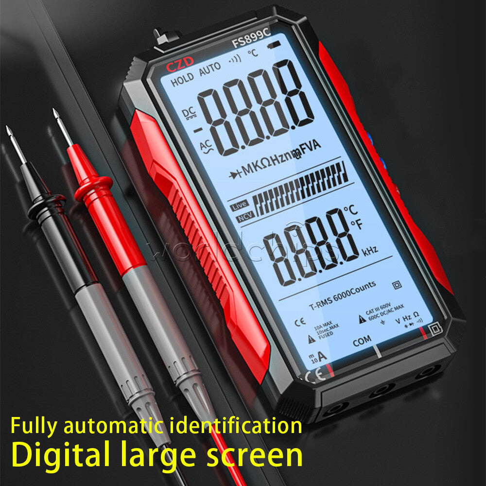 CZD-FS899C Digital Multimeter Auto AC/DC Voltage Current Frequency Meter