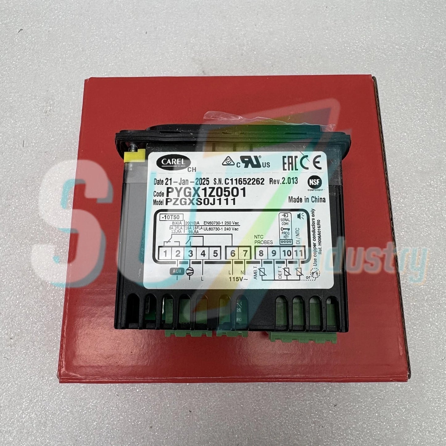CAREL PYGX1Z0501 PZGXS0J111 Temperature Controller# 1pcs    In Box