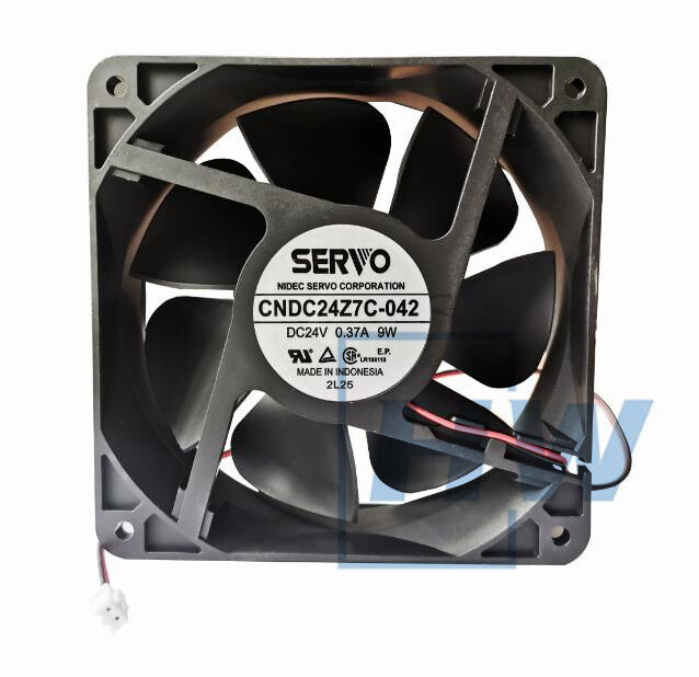 1PC  SERVO CNDC24Z7C-042 24V 0.37A 9W Inverter Cooling Fan 12CM