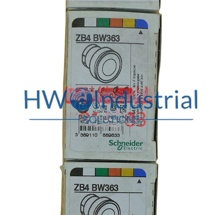 1PC Flat Head with Lights Button Head Blue ZB4BW363 ZB4-BW363