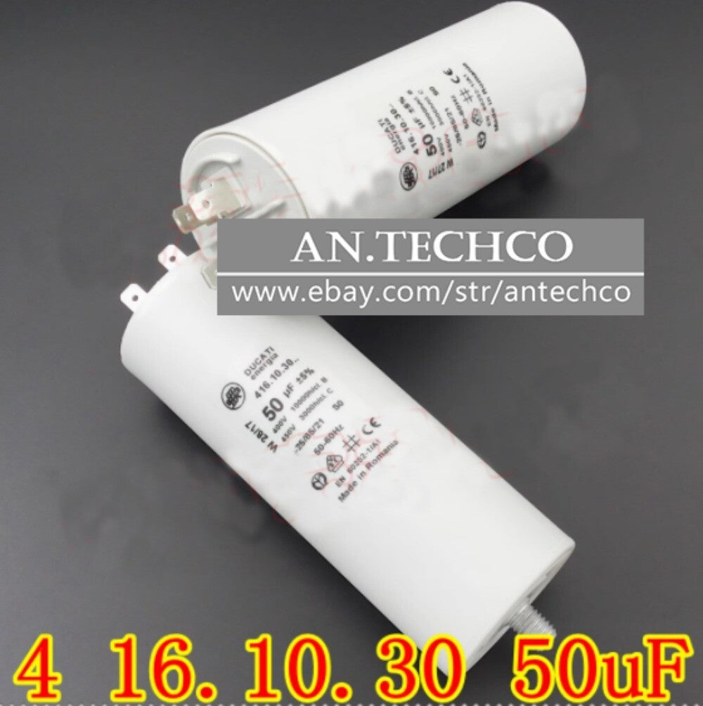 1Pcs For 50uF 416.10.30 motor running starting capacitor 450VAC