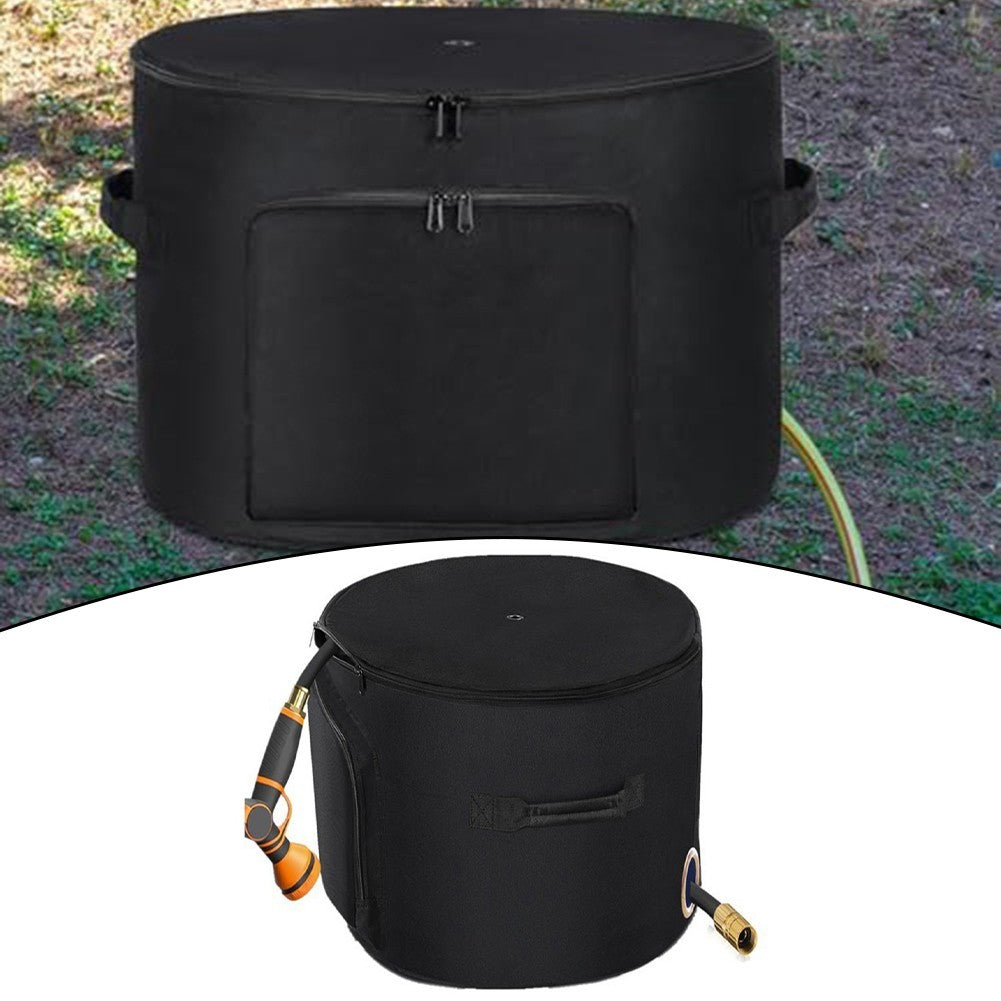 Garden Water Hose Holder Storage Bag Pot For Patio Deck And Garden Use