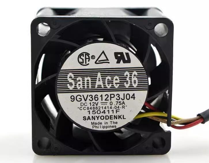 2pcs 9GV3612P3J04 SAN ACE 3628 3625 12V 0.75A pwm axial cooling fan