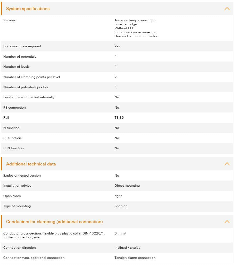 5pcs WEIDMULLER ZSI 6-2/FC 1814690000 Fuse Terminal Black