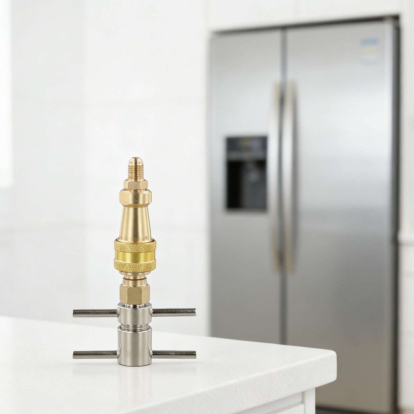 Brass Washer Home Maintenance Connector Extender Electroplated Iron Body
