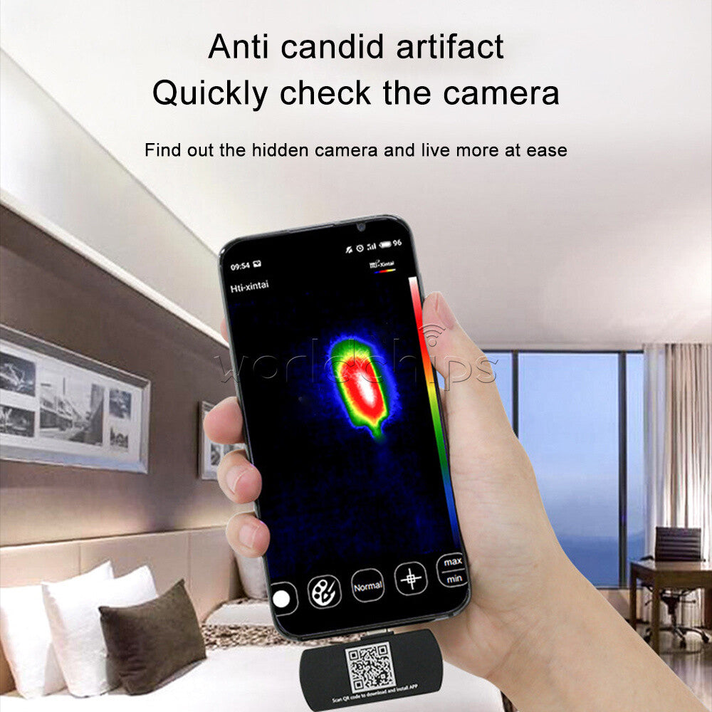 HT USB Manual Focus External Infrared Thermal Imager Camera Phone IR w Adapter