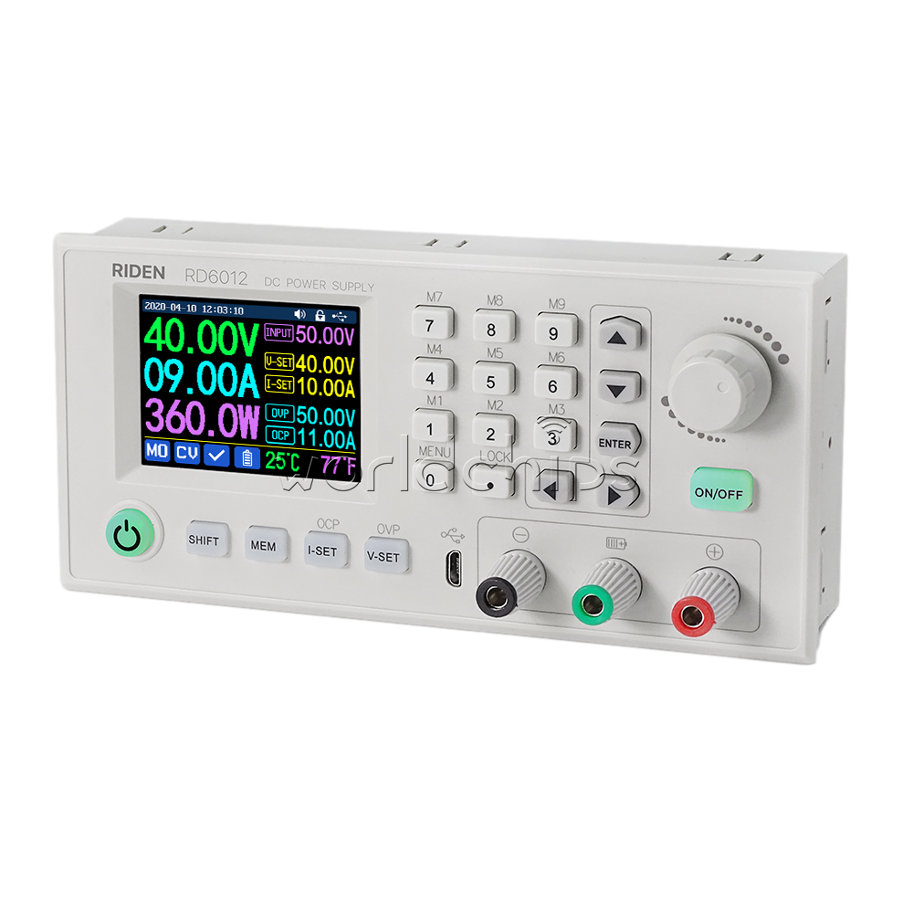RD6012 60V Digital Control DC Adjustable Voltage USB WiFi Step-down Power Supply