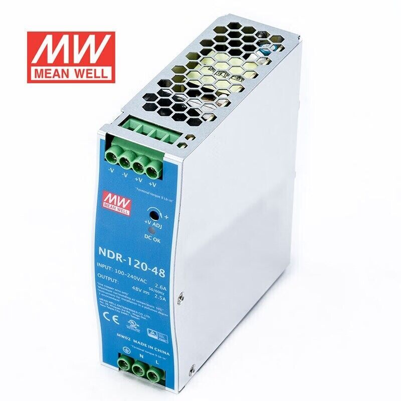 Mean Well NDR-120-48 Switching Power Supply DIN Rail Type 120W 48V 2.5A