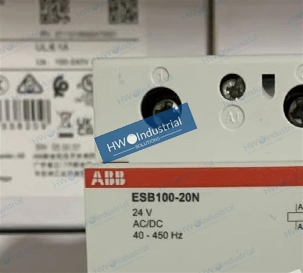 1/Piece ESB100-20N-01 ABB Building Contactor Coil Voltage 24VAC/DC