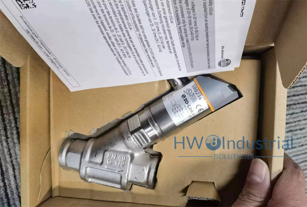 1/Piece  SBG234  IFM Flow Sensor Check Valve Flow Meter