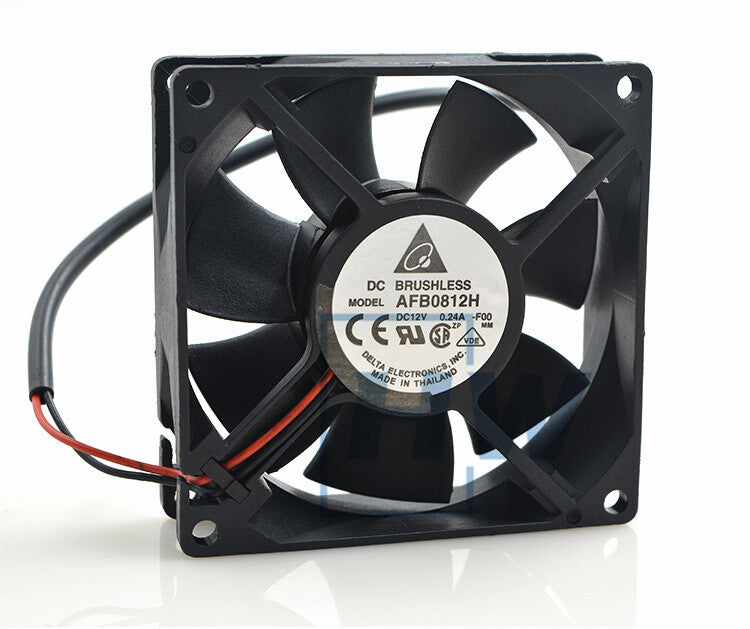 1PC  AFB0812H 8cm 8025 12V 0.24A Two-wire Chassis Power Cooling Fan