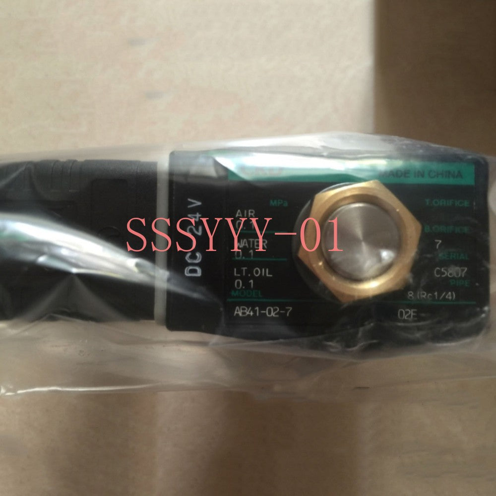 1PCS For CKD AB41-02-7-02E DC24V  solenoid valve Free Shipping