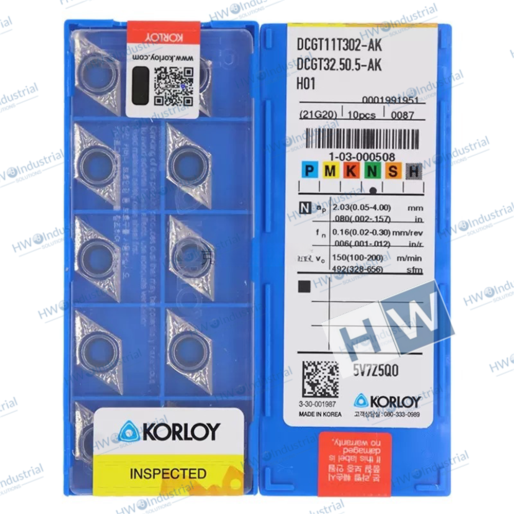 10piece/Box DCGT11T302AK H01 CNC Boring Machine Aluminum Alloy Blade