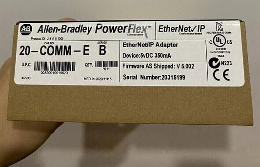 Factory Sealed Allen-Bradley 20-COMM-E SER B Ethernet/IP Adapter