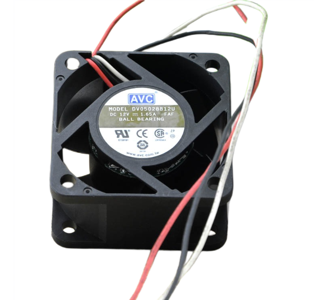1PC AVC DV05028B12U fan DC12V 1.65A 50*50*28mm 3Pin