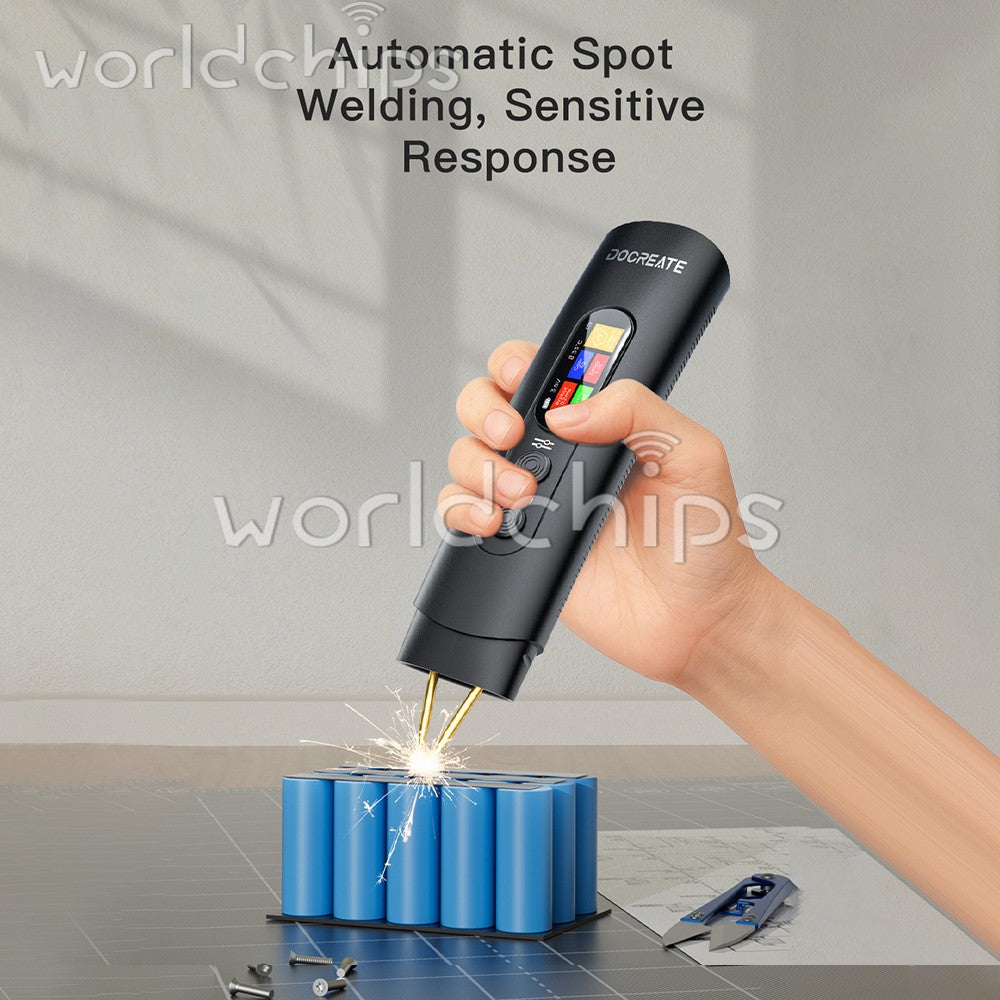 Battery Spot Welder 90 Gears Adjustable Portable Spot Welder for 18650, 26650