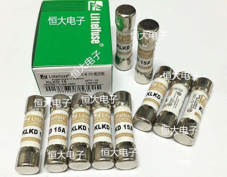 10pcs Littelfuse Fuse KLKD-15 KLKD 15A Fast-Acting  free ship
