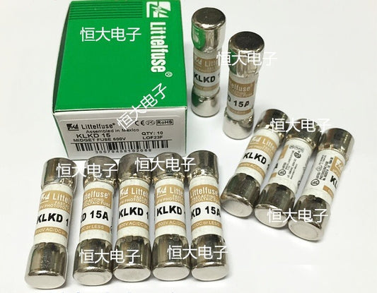10pcs Littelfuse Fuse KLKD-15 KLKD 15A Fast-Acting  free ship
