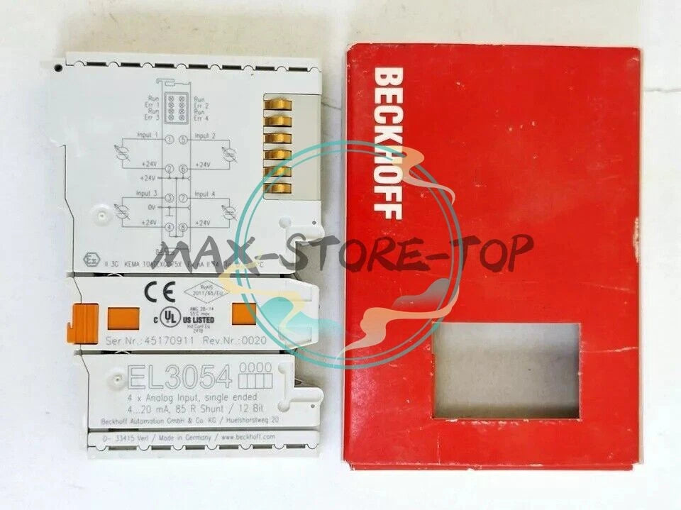 1PC  Beckhoff EL3054 Analog Input PLC Module  Free shipping