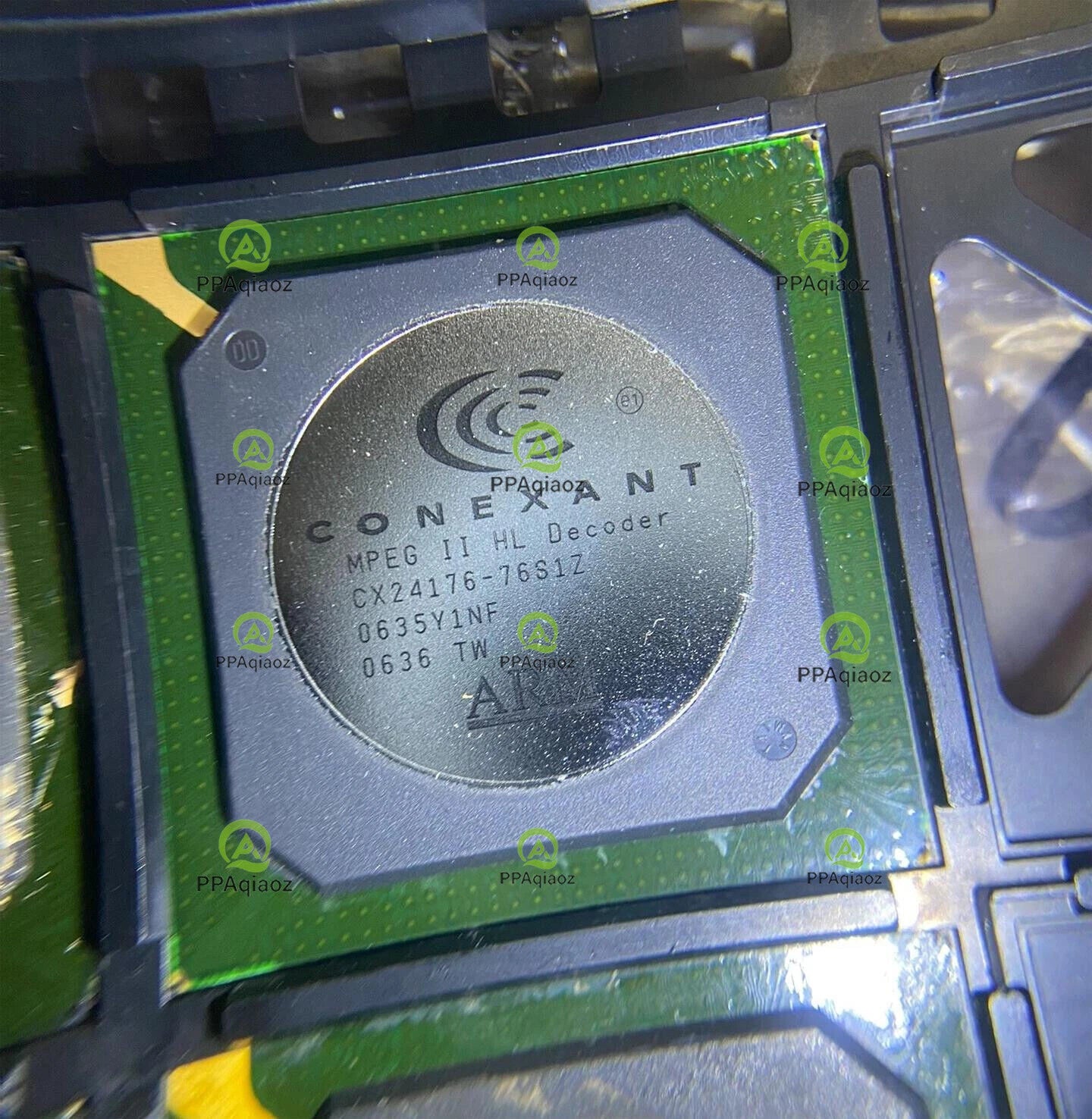 1pcs  CONEXANT   CX24176-76S1Z   MPEG II HL DECODER . BGA .  .