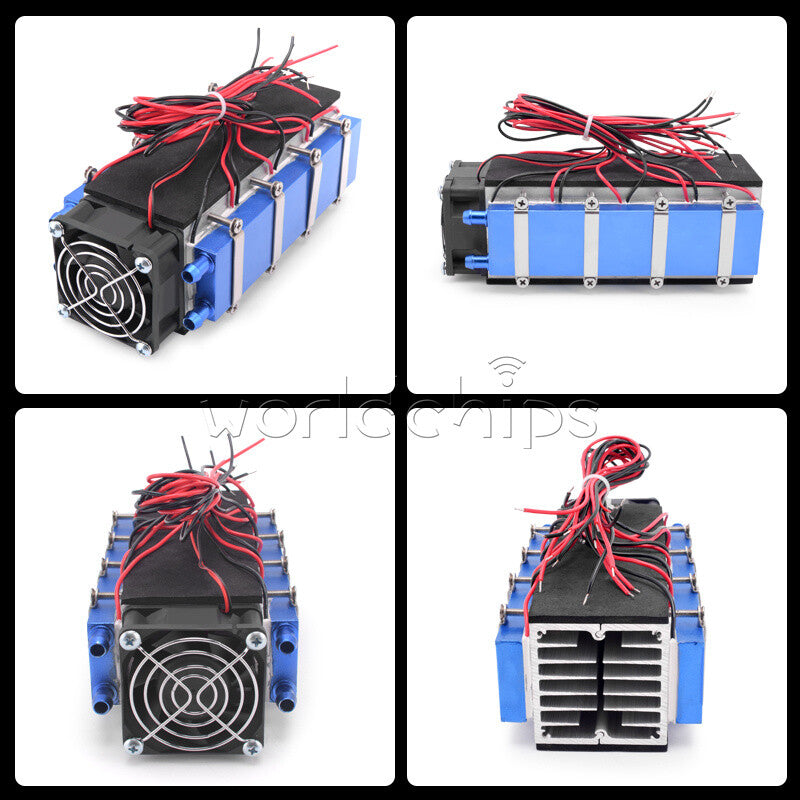 DC 12V 576W DIY Small Air Conditioning Refrigerator Cooler Cooling Module