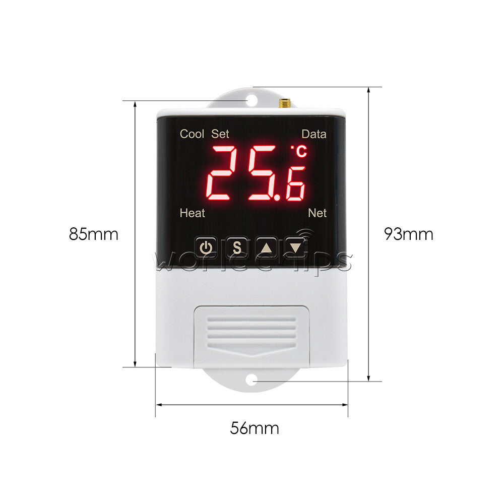 AC110V-220V Digital Thermostat Microcomputer WiFi Temperature Controller Sensor