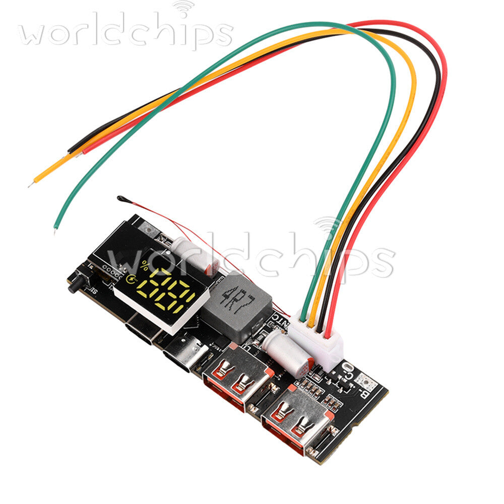 3S 4S 5S 65W 100W 4-USB Two way Fast Charging Module Power Bank Circuit Board