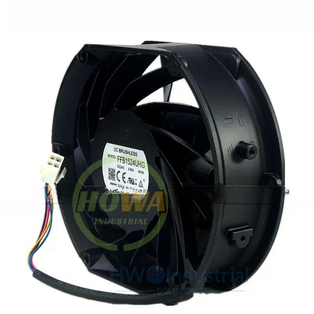 1/piece FFB1524UHG Delta 24V4.80A 4-wire for ABB Inverter High Speed Cooling Fan