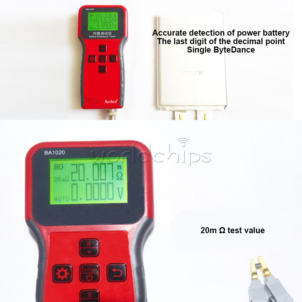 DC 0-100V Battery Internal Resistance Tester 18650 Battery Core Resistance Meter